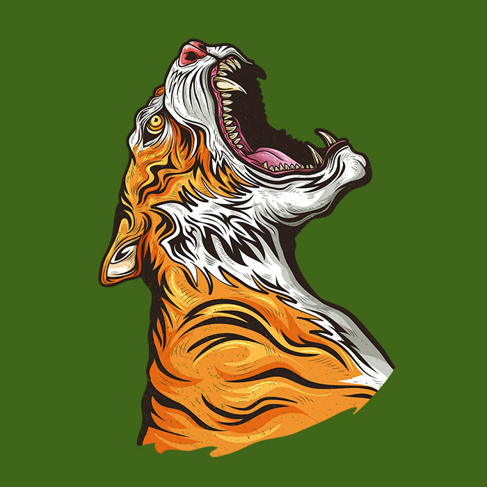 Tiger custom illustration