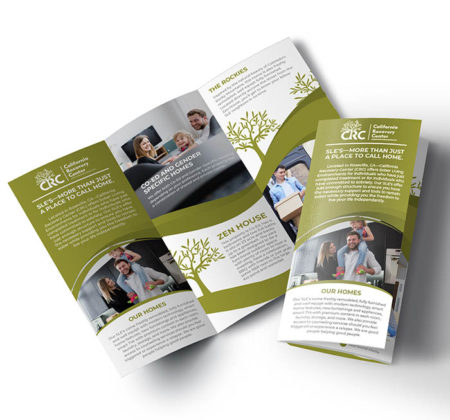 Sober Living Trifold Brochure