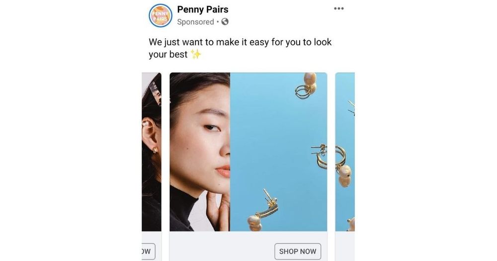 top facebook ad example